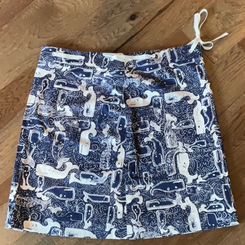 Key west navy and white skirt